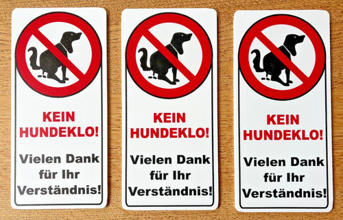3er set 3mm schild - 3mm-schild, oder