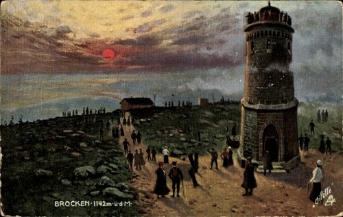 Künstler brocken harz - ak,