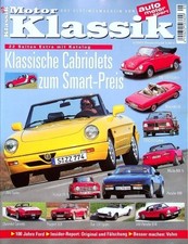 2) Motor Klassik 05/2003 - Porsche 944 S2 Cabrio mit - Ford Mustang Mach I 351 m