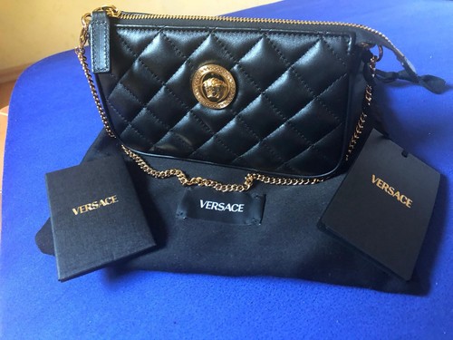 Versace baguette bag - versace, schwarz
