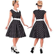 KARNEVAL FASCHING KOSTÜM DAMEN 50ER JAHRE PETTICOATKLEID SCHWARZ GR. M NEU OVP