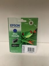 Original Epson Patrone T0549 C13T05494010 Blue Stylus Photo R800 R1800