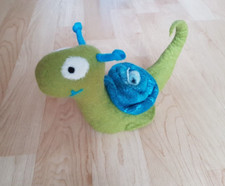 SCHNECKE NASSGEFILZT FILZSCHNECKE DEKO GRÜN BLAU NACH ANLEITUNG VON FILZFRIEDA