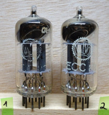 Pair: VALVO ECC83 | bottom code | 45° O-Getter | NOS ✅ Tubes ( 12AX7 )
