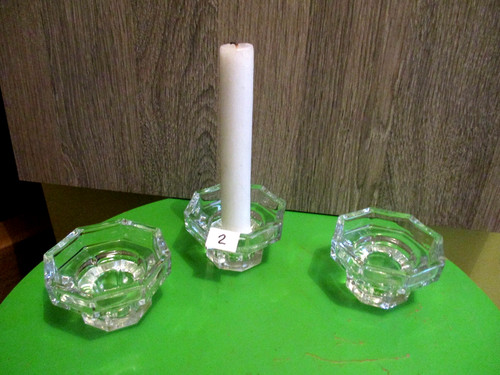 Kerzenhalter glas stück - glas, 3