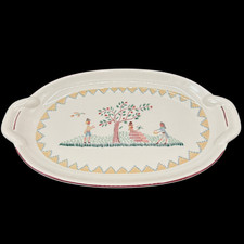 Villeroy & Boch American Sampler: Platte / Schiffchenteller - ca. 26 cm