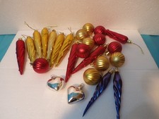 Baumbehang - Kugeln und Zapfen / Kunststoff