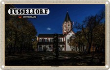 Blechschild 20x30 cm Düsseldorf Gerricusplatz Baustil Bildmotiv Reisemotiv Abent