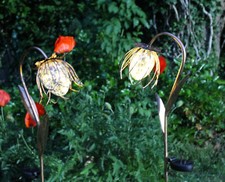 Solarleuchte gartenstecker 2er - solarleuchte,