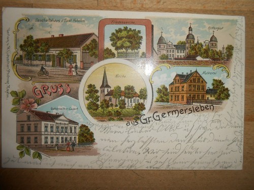 Litho germersleben molkerei - litho,