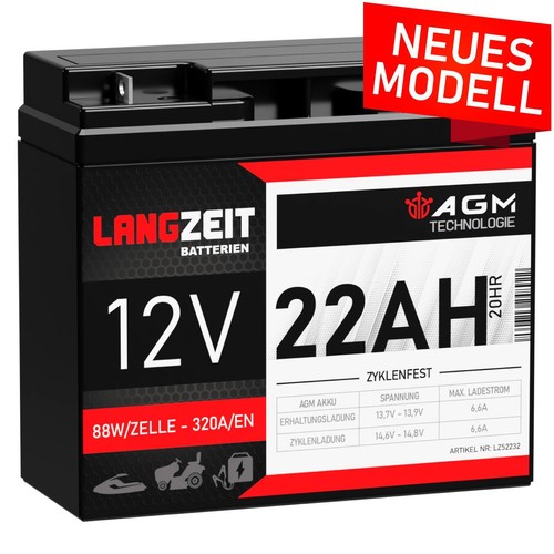 Akku 12v 22ah - akku, agm