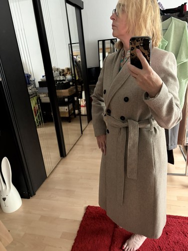 Mango mng maxi wollmantel - mng,