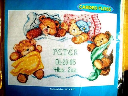 Kompl kreuzstich stickpackung - kompl.,