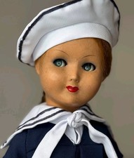 18" Vintage Drei-M Composition Doll – Germany, ca. 1935–1955
