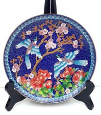CLOISONNE Email Emaille TELLER