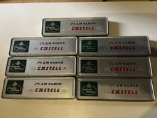 Faber Castell Blechdose Stiftebox Vintage Sammler 60er Jahre Metalldose 7 Stück