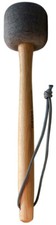 Gewa 822080 Schlägel für Große Trommel 70mm Filz Bassdrum Marching Marschpauke
