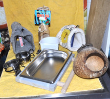 Vogelspielzeug 8-tlg. Vogelkäfig Zubehör Pool ca 23 x 28 x 4 cmm