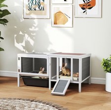 Hasenstall mit Freilaufgehege