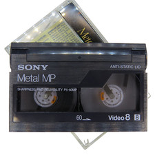 Sony Video 8, 8mm. Camcorder Kassette Videocassette HG 60 min.