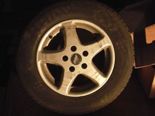 Komplettrad für Nissan 215 65 R15 100H Alufelge PLW Alurad Alukomplettrad 114,3