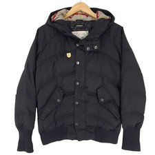 Zimtstern Daunenjacke Damen Bomber Schwarz Kapuze Ss5 Größe M