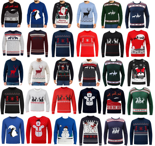 Herren weihnachts pullover - herren,