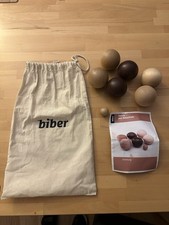 Boccia Naturholzkugeln  Biber