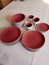 Domestic by Mäser Geschirr im Set Brombeer weiß