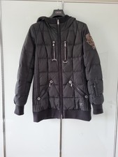 Damen Bogner Winterjacke, Gr. 36, schwarz mit 3-D Applikationen, ausgefallen