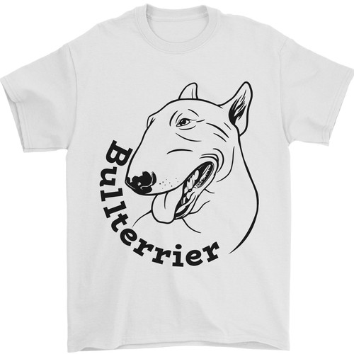 Bullterrier hund mit text - bullterrier,