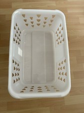 IKEA BLASKA Wäschekorb weiß 36 l