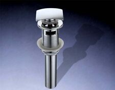 DESIGNER ABLAUFVENTIL | EXENTER | PUSH OPEN | ECKIG | ABLAUFGARNITUR ÜBERLAUF