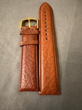 Uhrenarmband Leder braun 22mm