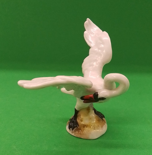 Porzellan figur meissen schwan - figur,