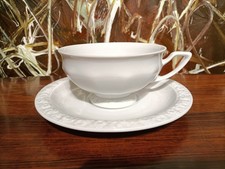 ROSENTHAL Classic Rose Germany  MARIA Weiß -  edle Teetasse mit Untertasse