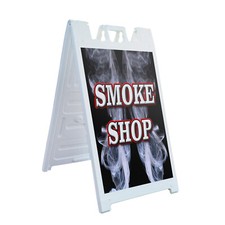 A-frame Sidewalk Smoke Shop