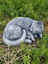Dekofigur schlafende katze - schlafende,