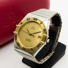 Armbanduhr Stahl/Gold Omega