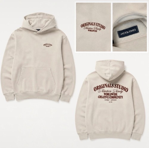Jack jones beiger - jones, hoodie