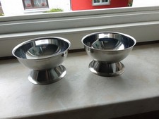 2 Eisbecher Eisschalen Dessert Schalen EVA rostfrei 