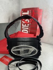 Diesel Schultertasche Schwarz
