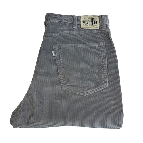 Levi silver tab cordhose - silver,