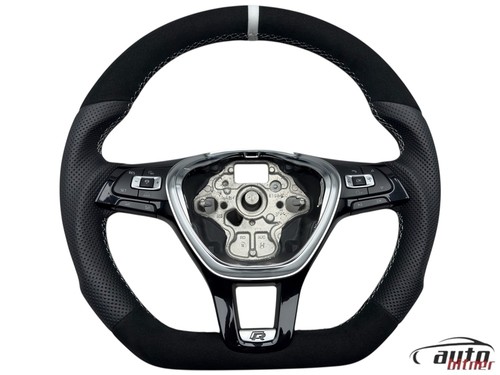 Tuning lenkrad leder - leder, alcantara