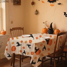 Halloween Stoff Kürbis Druck