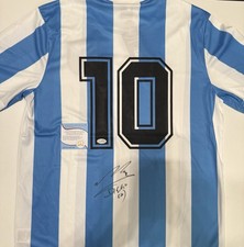 Diego Maradona Handsigniertes Argentinien Trikot. Zertifiziert COA