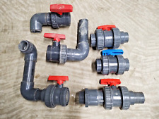 KONVULUT 50mm DN 40 PVC-Kugelhahn Klebemuffen Klebefitting Poolinstallation