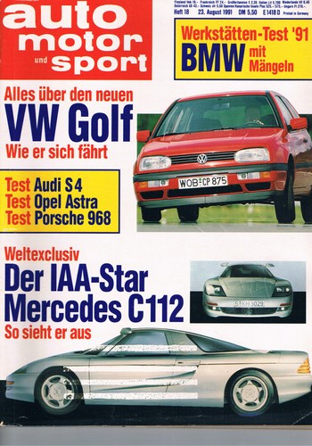 Zeitschrift auto motor und - auto,