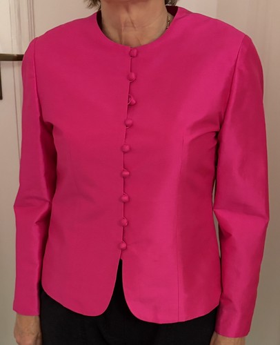 Damen rosa jacke 100 seide - jacke,