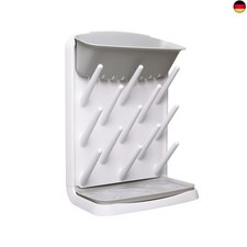Ubbi Vertical Baby Bottle Drying Rack, Space Saving Countertop Drying Rack Baby